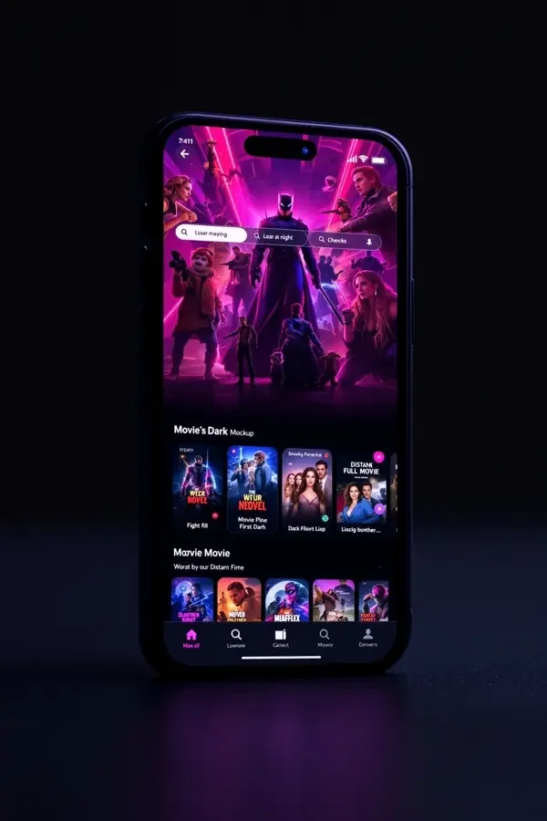秋霞电影 APP 界面预览